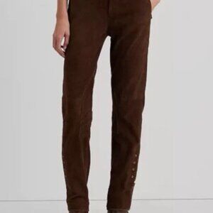 Ralph Lauren Genuine suede riding pants Sz 12 NWOT